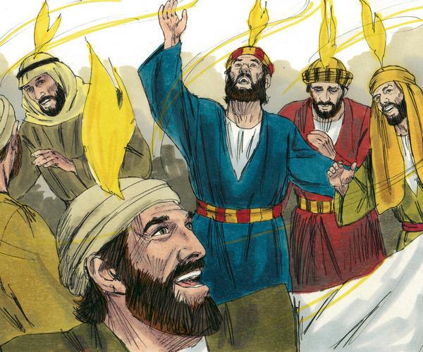The Holy Spirit comes on Jesus' followers The Holy Spirit comes on Jesus' followers